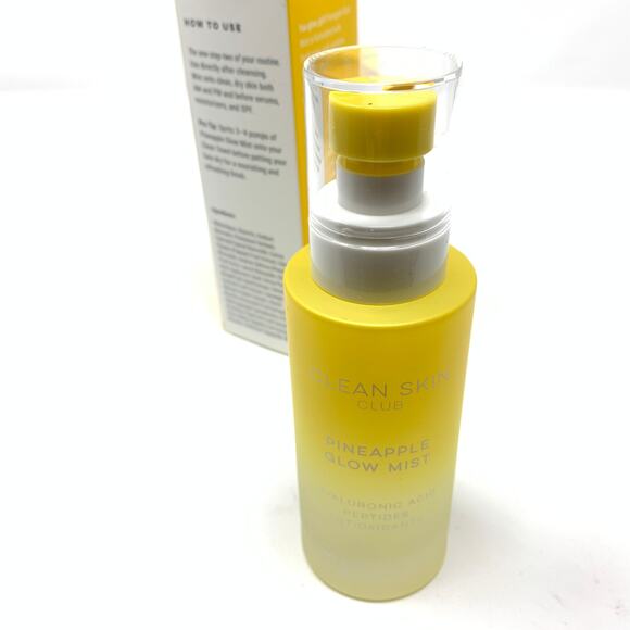 Clean Skin Club Pineapple Glow Mist Hyaluronic Acid Peptides Antioxidants 100 ml - Picture 7 of 7